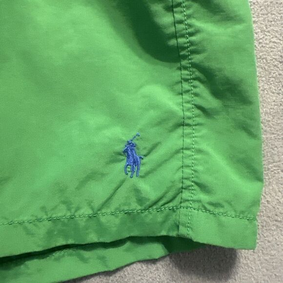 Polo Ralph Lauren Swim Trunks Mens 3XB 3X Big & Tall Green Drawstring Beach - Picture 6 of 11